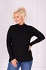 Picture of PLUS SIZE RIBBED TURTLE NECK TOP